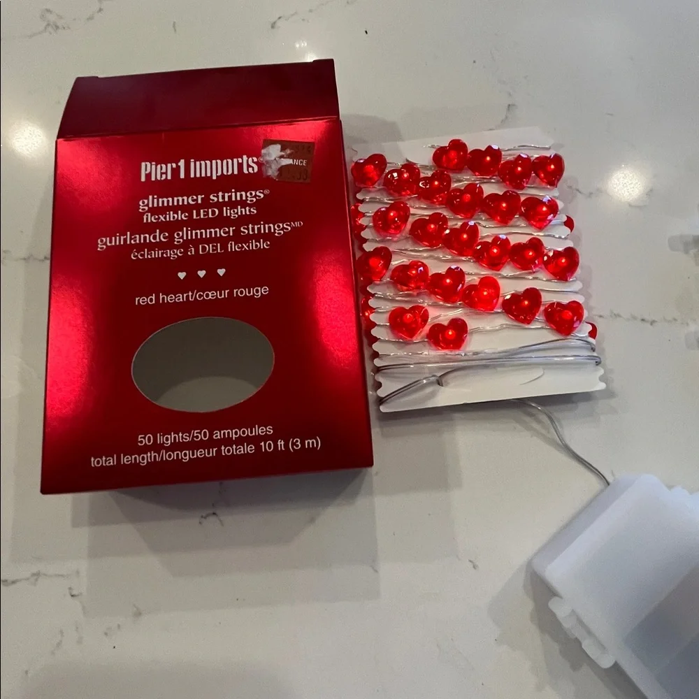 Pier 1 Imports Red Heart Glimmer Strings